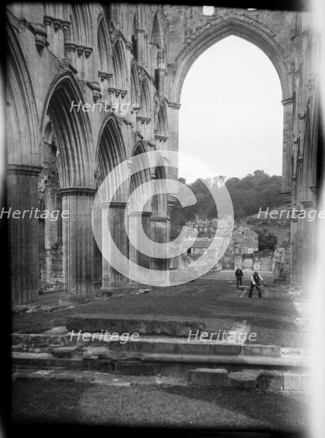 Rievaulx Abbey, Rievaulx, Ryedale, North Yorkshire, 1924-1929. Creator: Marjory L Wight.