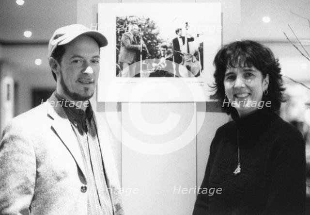 Phil Flanigan and Hannah Richardson, Capitol Radio Jazz Festival, Knebworth, Herts, c2002. Creator: Brian Foskett.