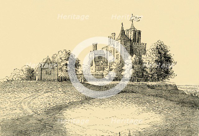 'Flamsteed House (From Hollar's Long View)', (c1878). Creator: Unknown.