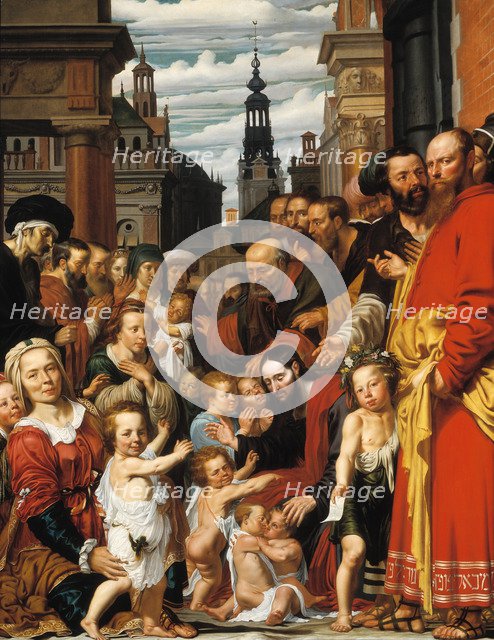 Let the little children come to me. Artist: Valckert, Werner Jacobsz. van den (ca. 1585-after 1635)