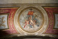 Interior, Bom Jesus do Monte Church, Braga, Portugal.  Artist: Samuel Magal