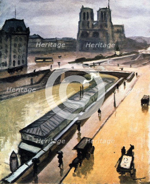 'Rainy Day. Notre Dame de Paris ', 1910. Artist: Albert Marquet