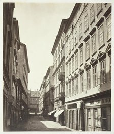 Wollzeile No. 9, Wohnhaus des Grafen Friedrich Fünfkirchen, 1860s. Creator: Unknown.