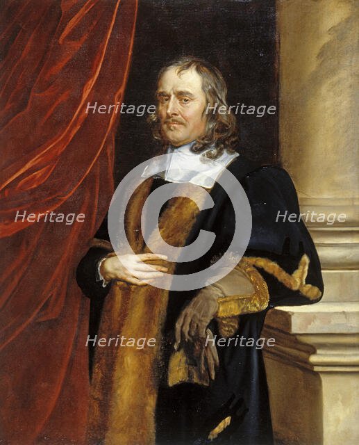 Portrait of P. Lenéve, Alderman of Norwich, 1656-1658. Creator: Peter Lely.