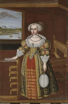 Christina, 1626-1689, Queen of Sweden. Creator: Jacob Heinrich Elbfas.