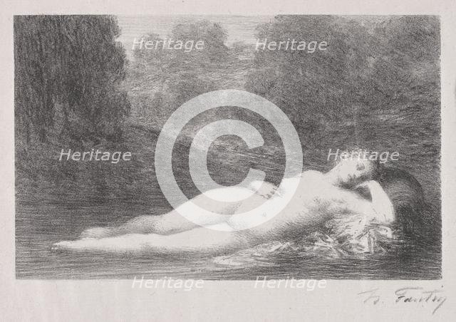 Lying in the Water, 1903. Creator: Henri Fantin-Latour (French, 1836-1904).
