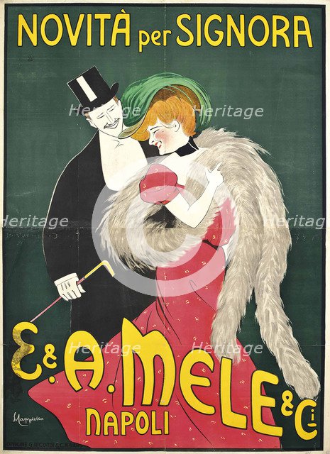 E. & A. Mele & Co., Napoli, c1900.