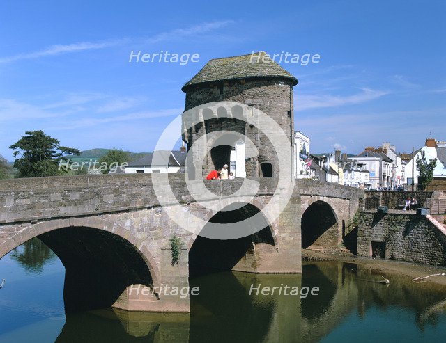 Narrow Bridge, Monmouth, Monmouthshire, Wales.