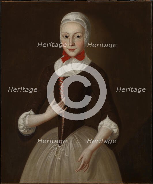 Young Moravian Girl, ca. 1755-1760. Creator: John Valentine Haidt.