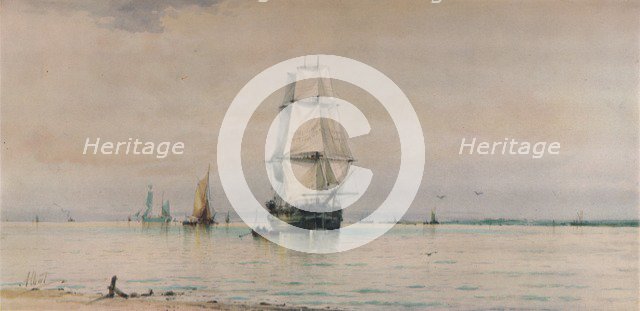 'Seascape', c1896. Artist: Albert Ernest Markes.