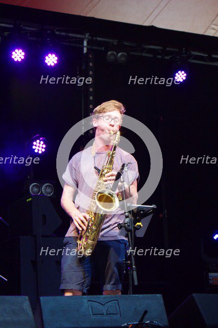 Alex Hitchcock, Love Supreme Jazz Festival, Glynde Place, East Sussex, 2015. Artist: Brian O'Connor.