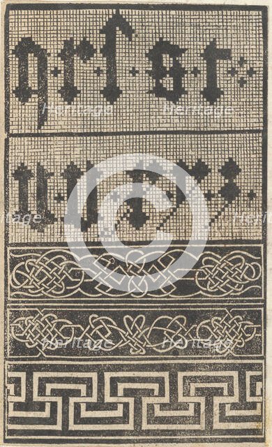 Esemplario di lavori, page 17 (verso), August 1529., August 1529. Creator: Nicolò Zoppino.