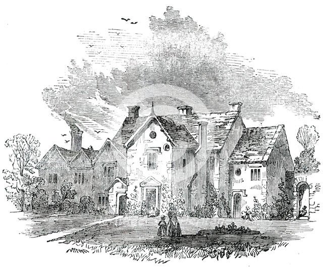 Sharpham Park, Somerset, the Birthplace of Fielding the Novelist, 1850. Creator: Unknown.