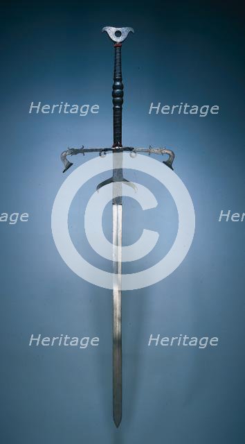 Two-Handed Sword of the State Guard of Julius of Brunswick-Lunüneburg, 1574. Creator: Unknown.
