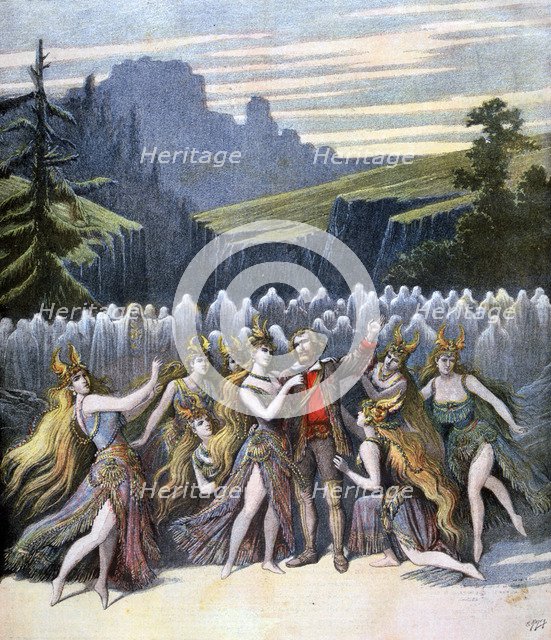 Rest In Peace, performance at the Théâtre de la Gaîté, 1894. Artist: Henri Meyer