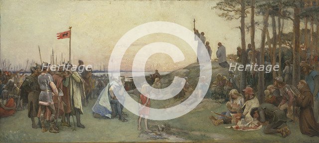 Ansgar Preaching Christianity, 1889.