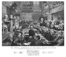 ''The Special Commission at the Royal Courts of Justice', 1888. Creator: Unknown.