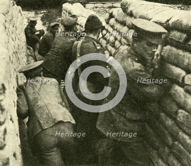 Canadian soldiers on the Western Front, First World War, c1916, (c1920).  Creator: Unknown.