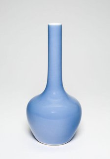 Bottle-Shaped Vase, Qing dynasty (1644-1911), Yongzheng reign mark and period (1723-1735). Creator: Unknown.