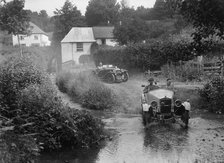 Frazer-Nash and MG J2, B&HMC Brighton-Beer Trial, Windout Lane, near Dunsford, Devon, 1934. Artist: Bill Brunell.