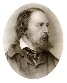 Alfred, Lord Tennyson, English poet, (1909).Artist: M Arnault