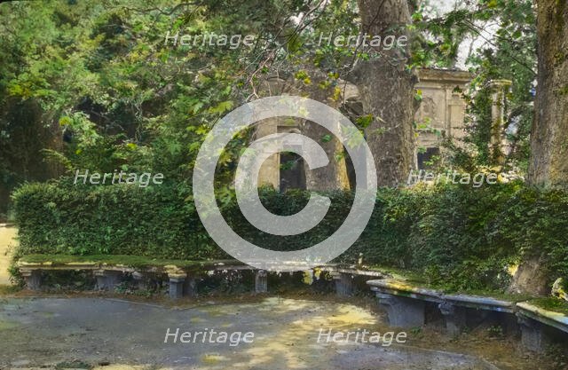 Villa Lante, Bagnaia, Lazio, Italy, 1925. Creator: Frances Benjamin Johnston.