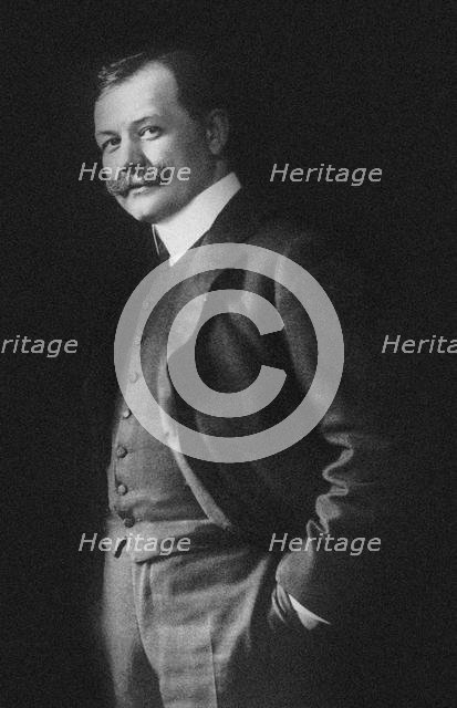 Portrait of the Composer Franz Lehár (1870-1948). Creator: Photo studio E. Bieber.