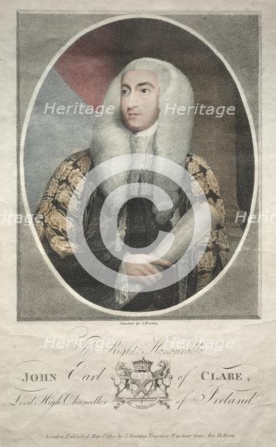 John Fitzgibbon, Earl of Clare, 1801. Creator: S. Kersting (British).