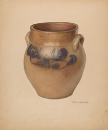 Jar, c. 1938. Creator: George Loughridge.