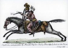 Mameluke chief, 1798.Artist: James Gillray