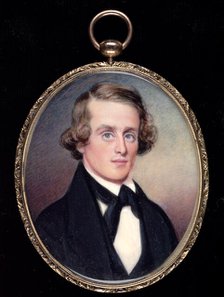 Portrait of a Gentleman, 1842. Creator: Moses B Russell.