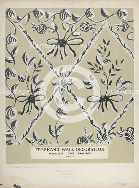 Free Hand Decoration, c. 1939. Creator: Michael Lauretano.