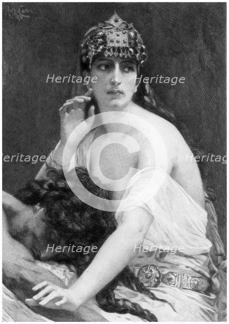 'Delilah', c1880-1882.Artist: Charles Theodore Deblois