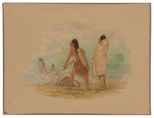 Flathead Indians, 1861. Creator: George Catlin.