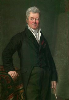 Portrait of the artist Fyodor Alexeev (1753-1824), 1820. Artist: Terebenev, Mikhail Ivanovich (1795-1864)