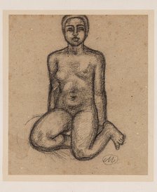 Nude, between 1861 and 1944. Creator: Aristide Maillol.