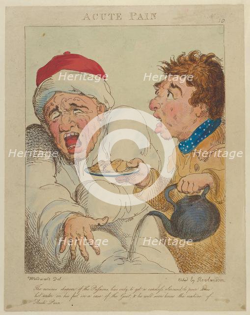 Acute Pain, 1800., 1800. Creator: Thomas Rowlandson.