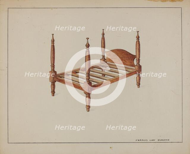 Doll's Bed, 1935/1942. Creator: Francis Law Durand.