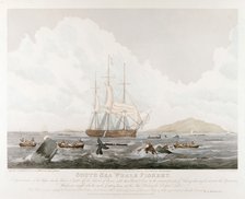South Sea Whale Fishery, 1825. Artist: Unknown