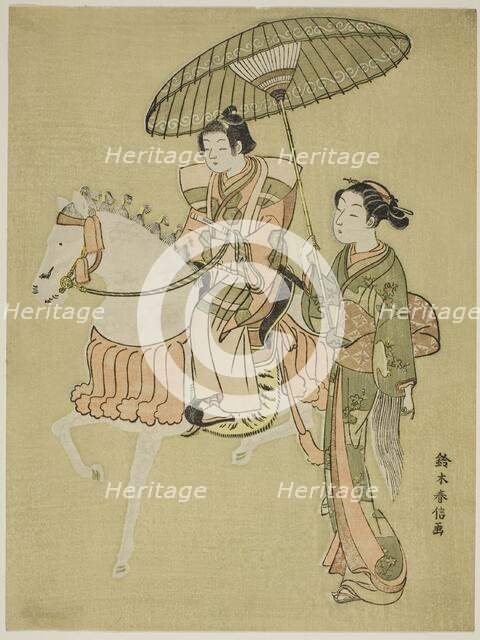 The Young Horseman, c. 1766/67. Creator: Suzuki Harunobu.