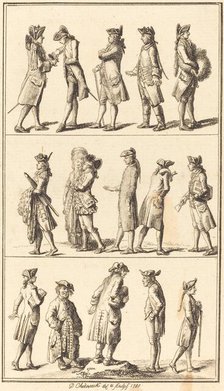 Servants, 1780. Creator: Daniel Nikolaus Chodowiecki.