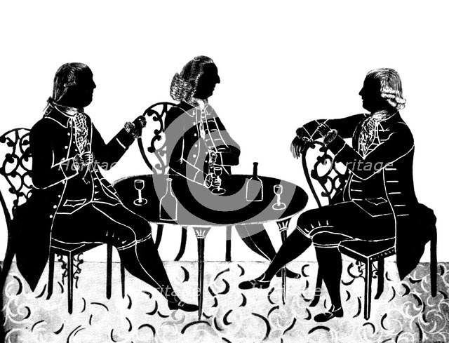 'The Messrs Hostayn and the Reverend R Wood', (1912). Artist: Unknown