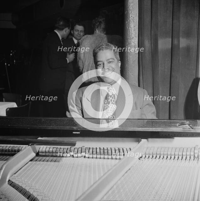 Portrait of Cliff Jackson, Café Society (Downtown)(?), New York, N.Y., ca. Apr. 1947. Creator: William Paul Gottlieb.