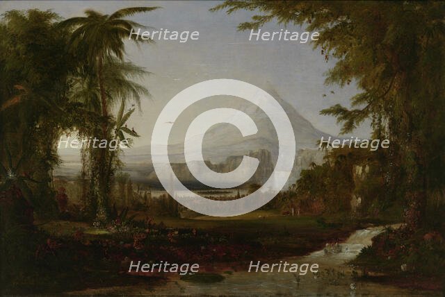 The Garden of Eden, 1852. Creator: Robert Seldon Duncanson.