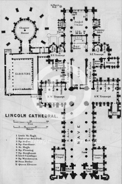 'Lincoln Cathedral', c20th Century. Artist: John Bartholomew.