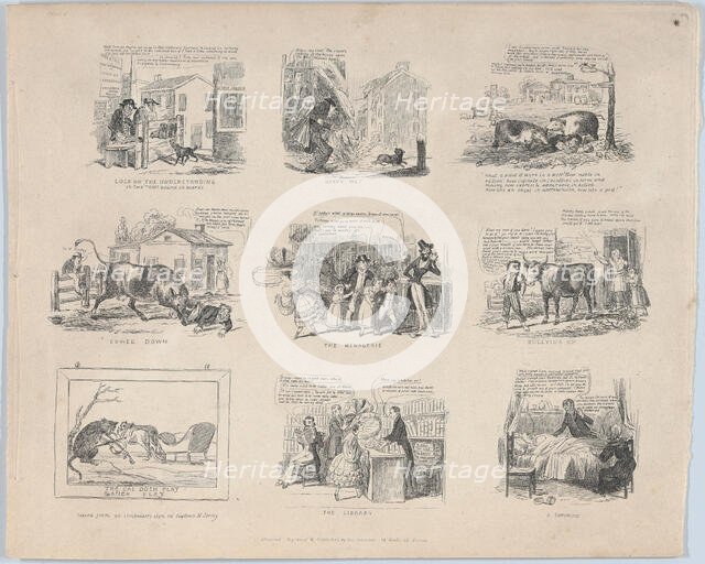 Lock on the Understanding, Heavy Wet, etc., 1832. Creator: David Claypoole Johnston.
