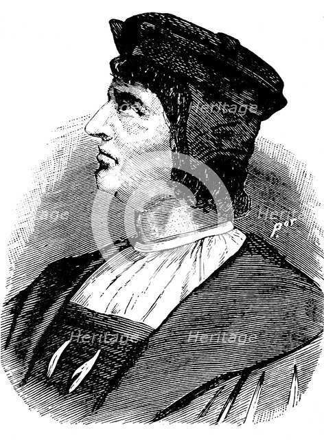 Bartholemew Diaz (c1455-1500), Portuguese navigator. Artist: Unknown