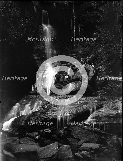 Water fall - location unknown - possibly Tamborine Mountain - FG Walker & MSD Walker t, c1900s. Creator: Robert Augustus Henry L'Estrange.