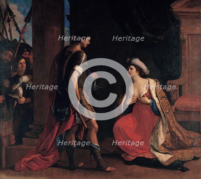 Cleopatra and Octavian, 1630-1640. Creator: Guercino (1591-1666).