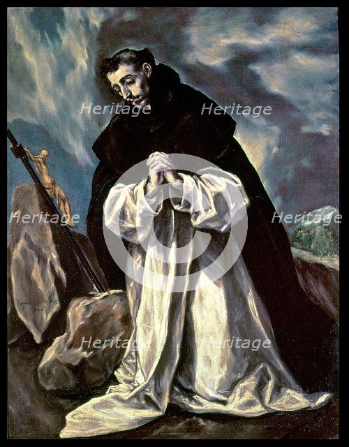 Santo Domingo of Guzmán (1170-1221), founder of the Order of Friars Preachers or Dominicans.